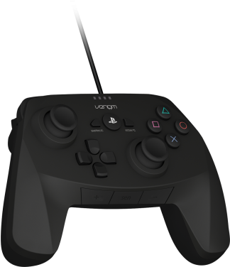 Official Sony Playstation 3 Wired Analogue Controller (500x375), Png Download