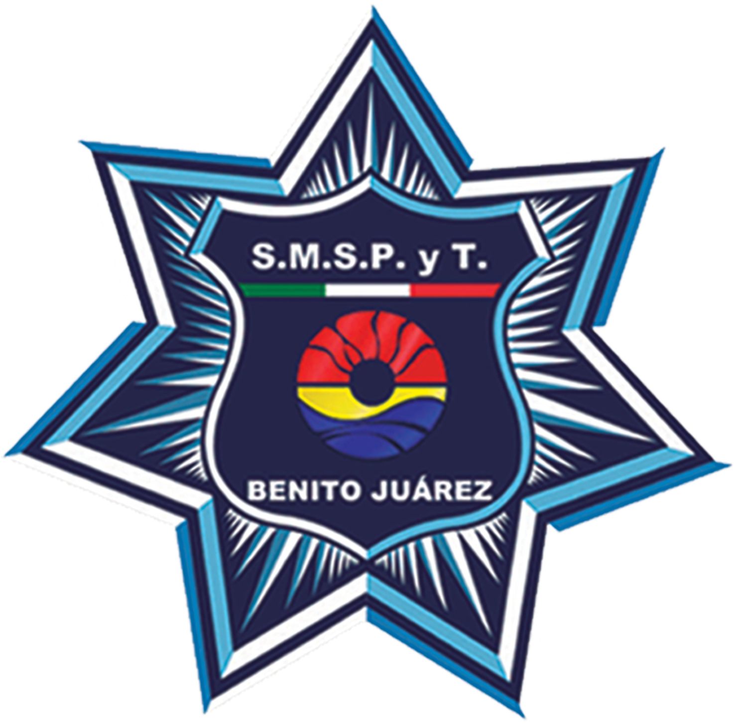 Escudo Policia Municipal Benito Juarez Qroo - Policia Municipal (1604x1602), Png Download