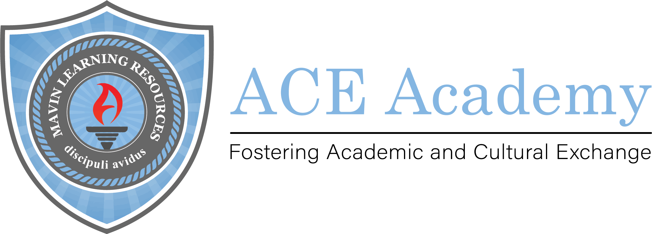 Ace Logo - Wall Decal Letters Personalized Whale Name Wall Decals (2195x790), Png Download