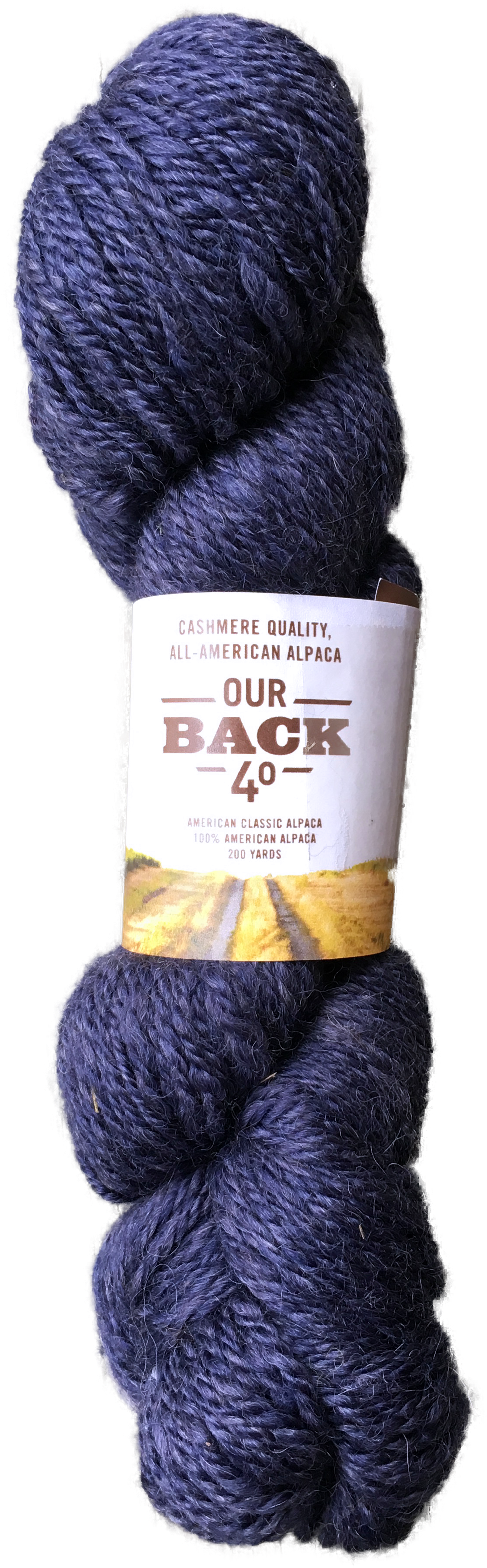Our Back 40 100% American Alpaca Imperial Yarn Midnight (3024x3643), Png Download