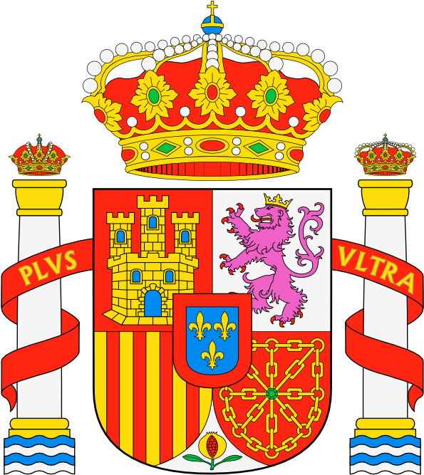 Up In The Badge Of Spain - National Defence Radio Establishment (614x677), Png Download