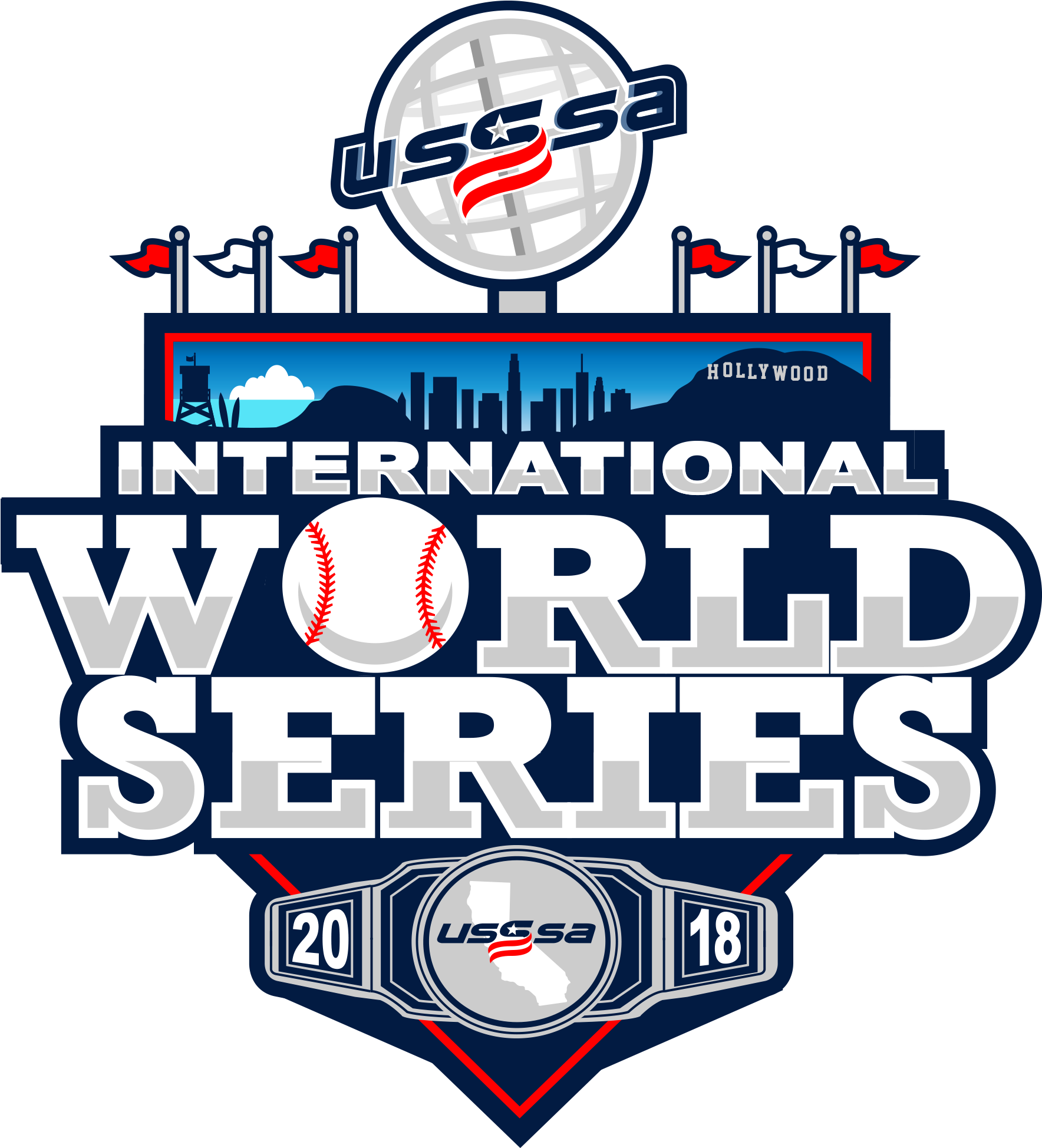 Click Here To Visit “the International” Website “bld - Usssa World Series 2018 (2000x2000), Png Download