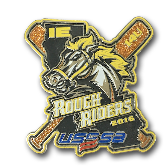 Usssa Baseball Pin, Using Die Struck Gold Metal, With - United States Specialty Sports Association (600x600), Png Download