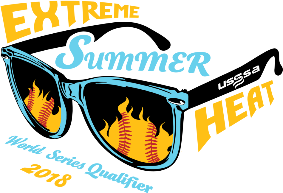 Usssa 2018 Extreme Summer Heat 7/7 & 7/8 - Graphic Design (1024x720), Png Download
