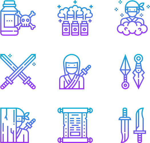 Ninja (600x564), Png Download