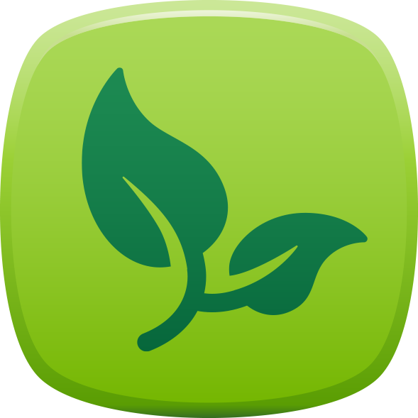 Landscaping - White Eco Friendly Symbol (589x589), Png Download