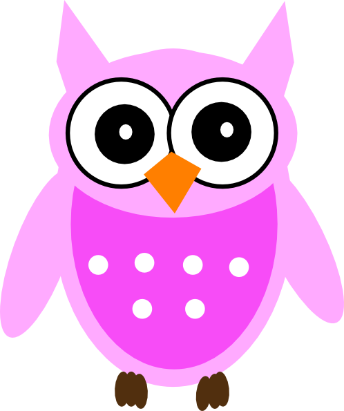 Hippie Clipart Owl - Owl Vector Clip Art (498x595), Png Download