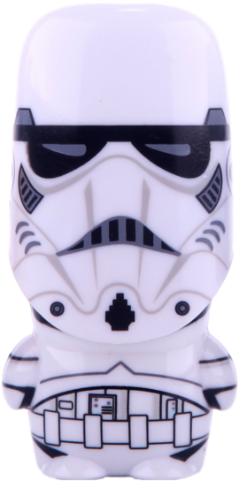 Mimoco - 8gb Stormtrooper Unmasked Mimobot Usb 2.0 (600x600), Png Download