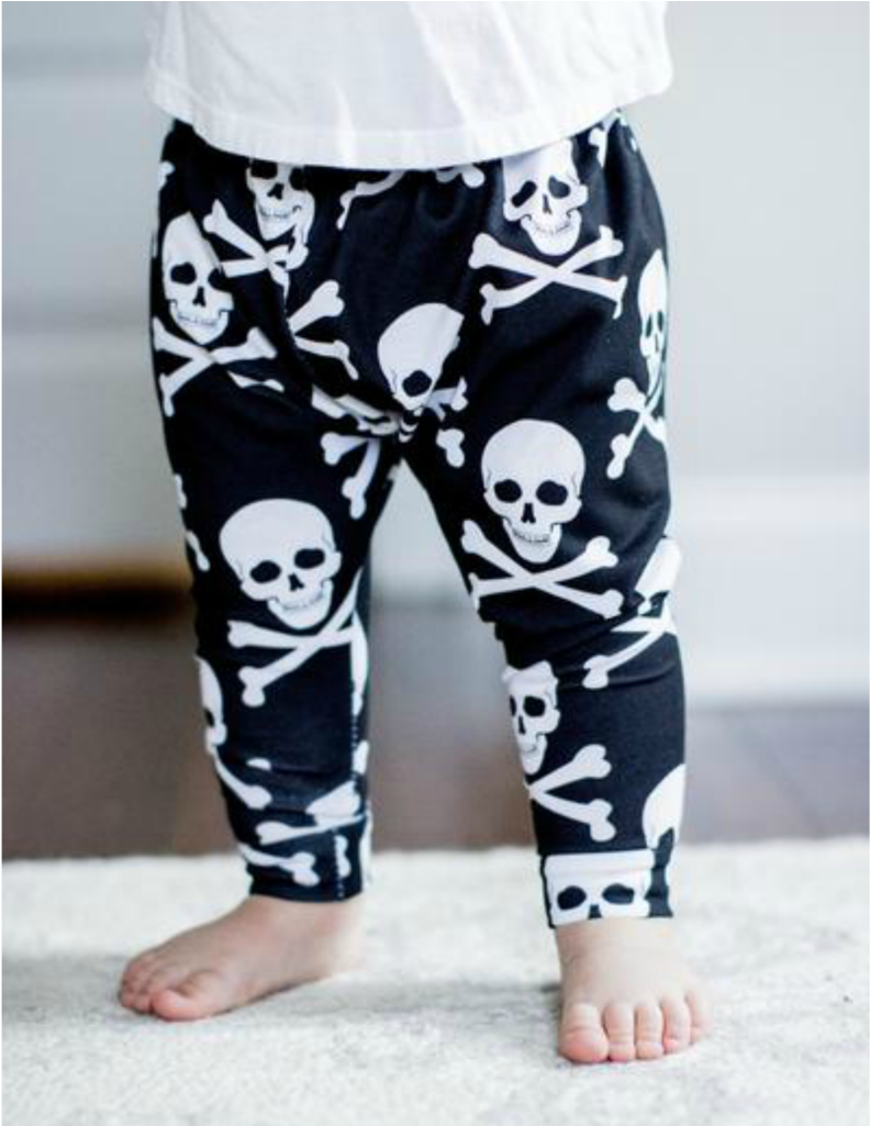 Skull & Crossbones Leggings - Skull And Crossbones (1024x1024), Png Download