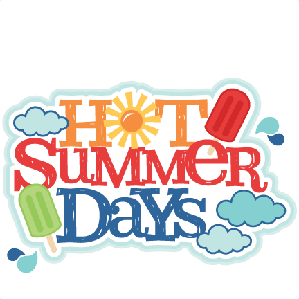Download Hot Summer Days Title Svg Scrapbook Cut File Cute Clipart Clip Art Png Image With No Background Pngkey Com