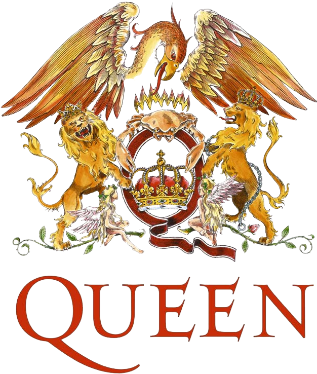 Mercury Used His Art Skills To Create This Logo - Queen Music Group Logo (671x756), Png Download