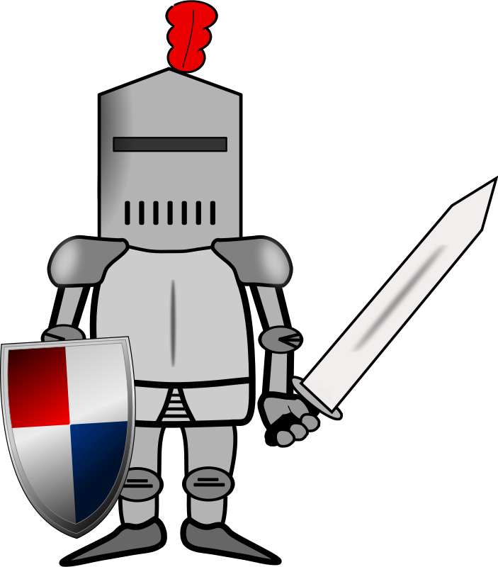 Rust Clip Art Download - Knight Clipart (703x800), Png Download