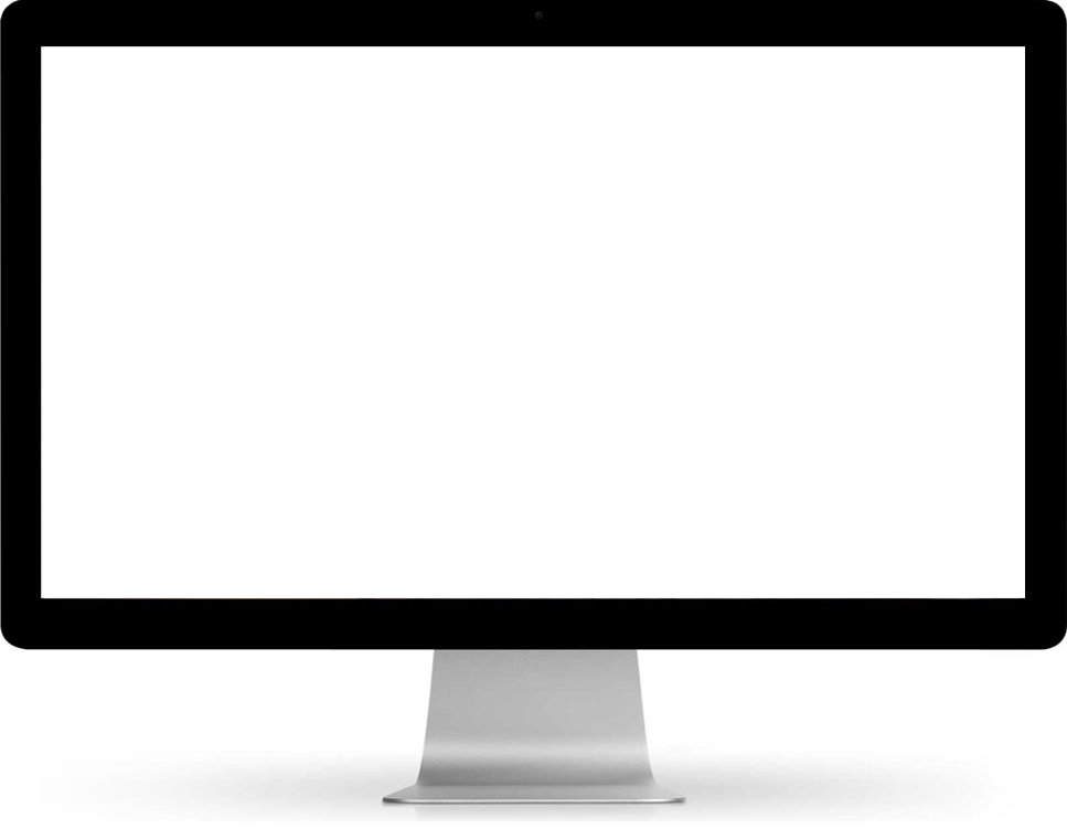 Moniter-blank - Web Design (967x751), Png Download