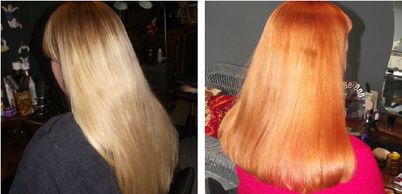 Blonde To Copper Hair - Blond (600x300), Png Download
