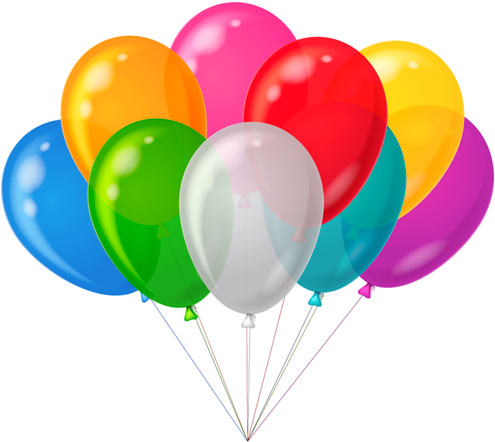 El Globo Blanco Autor - Balloons Clip Art Transparent Background (500x450), Png Download