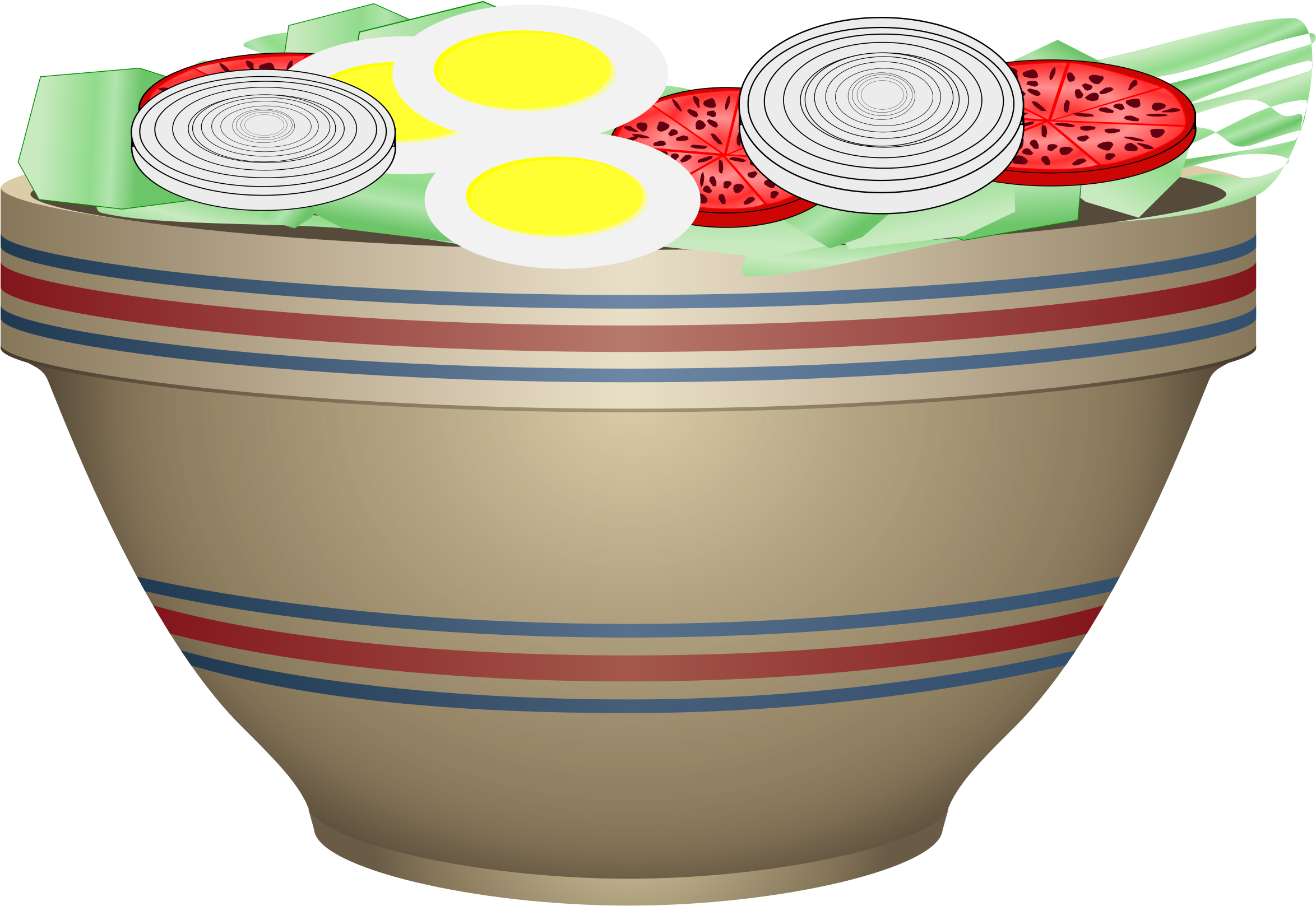 This Free Icons Png Design Of Bowl Of Salad (2400x2400), Png Download