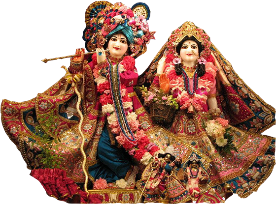 Radha Krishna Bhajan April 17th 5 Pm Every 3rd Ravivar - Radha Krishna Image S (562x423), Png Download