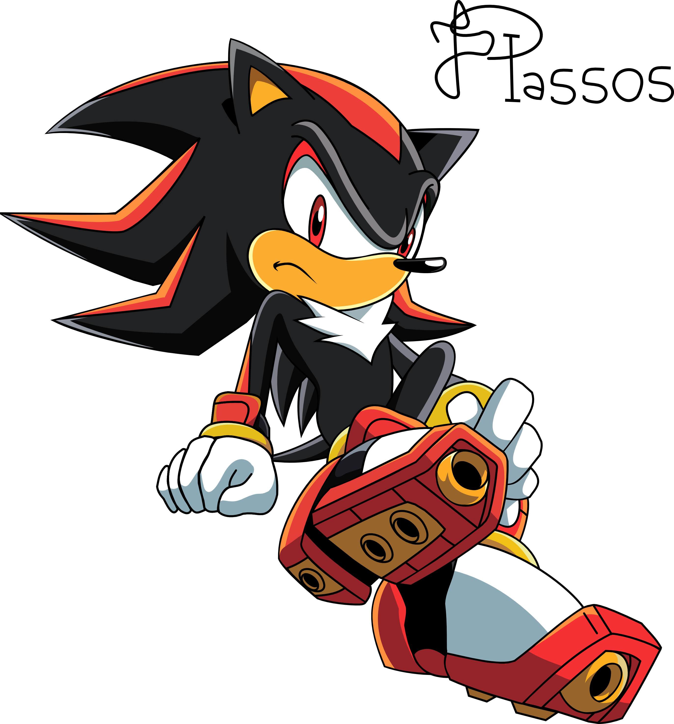Shadow X Amy Fans Images Shadow Sitting Sonic X Hd - Shadow Sonic X (2746x2950), Png Download
