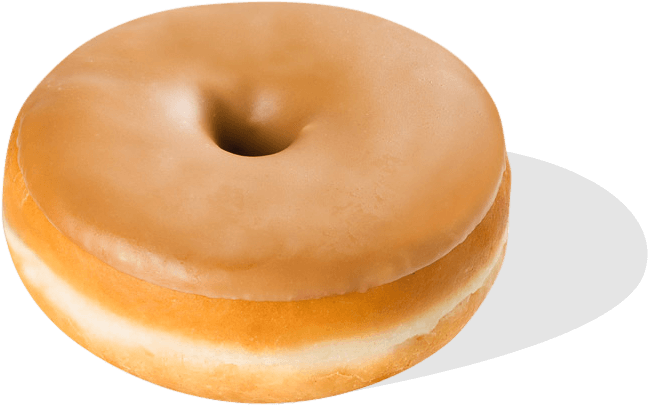 Caramel Donut - Donut With Caramel (900x600), Png Download
