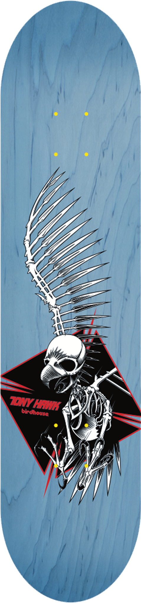 Hawk Skull 2 - Birdhouse Skateboards (544x2047), Png Download