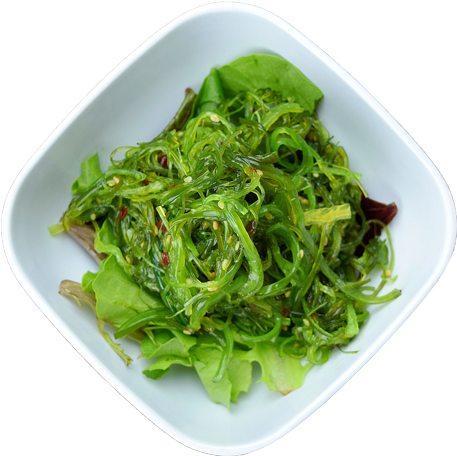 Lightly Seasoned Mixed Seaweed Salad With Baby Mixed - Salad (500x500), Png Download