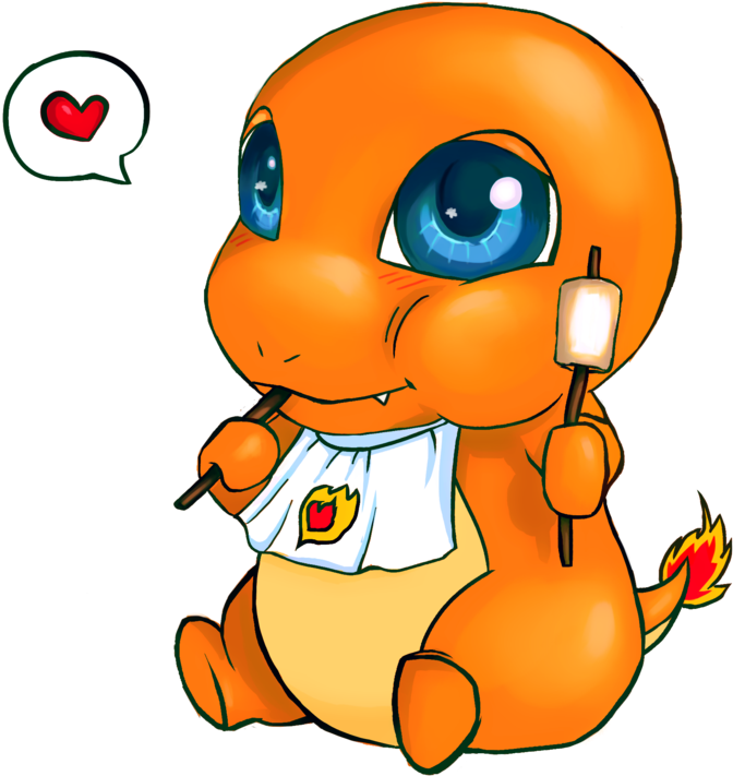 Charmander - Charmander Chibi Png (800x762), Png Download