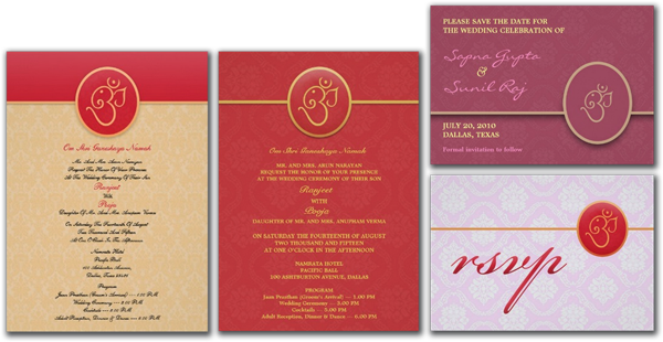 Indian Style Wedding Invitation - Letter (600x310), Png Download
