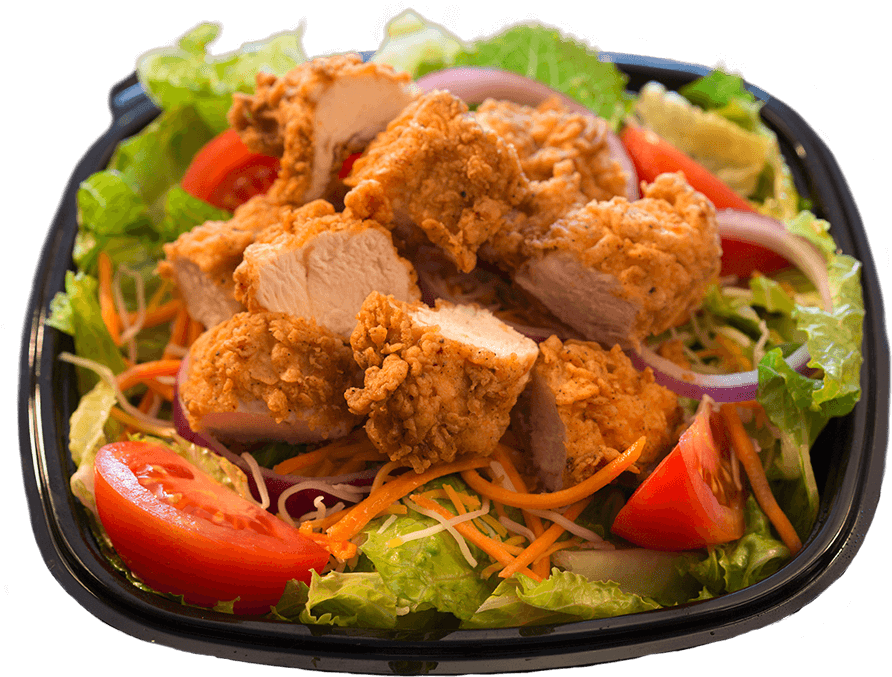 Picture Of Our Delicious Salad - Wing Zone Grilled Chicken Salad (911x717), Png Download
