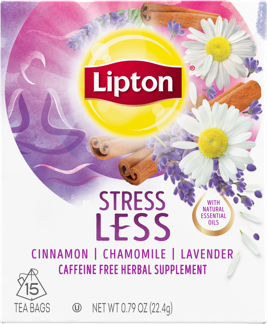 Lipton Stress Less Tea (1500x1500), Png Download