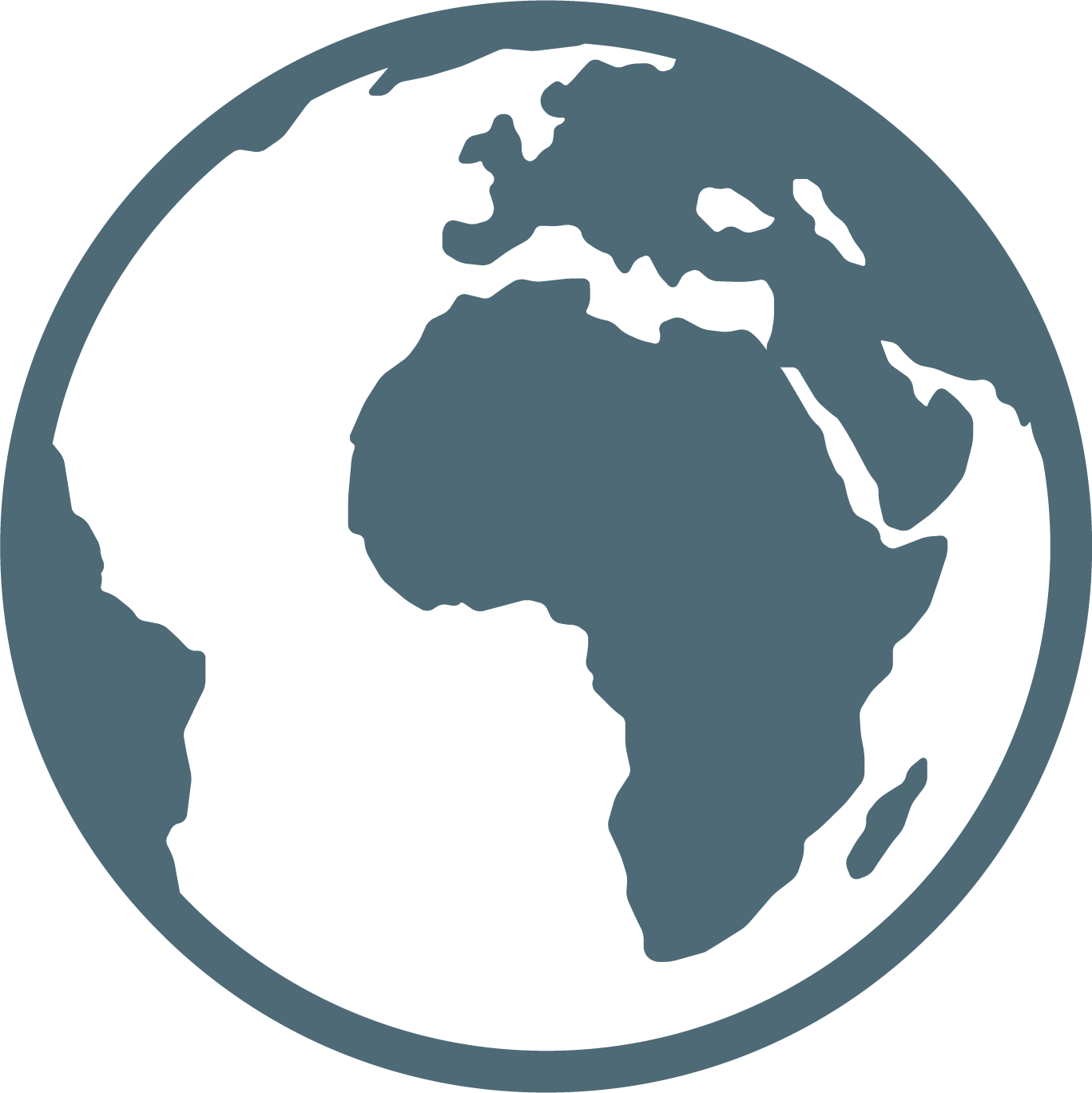 Centralizedglobalaccess Hover Globalbrowser - World Minimal (1367x1368), Png Download