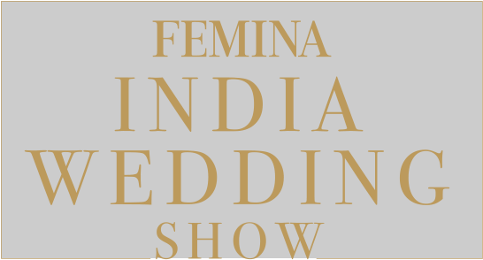 Femina Indian Wedding Show Logo Bw Revised - Femina Miss India (642x386), Png Download