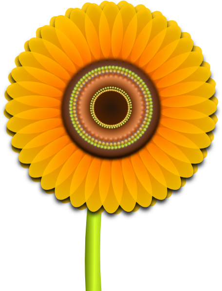 How To Set Use Sunflower Clipart (456x598), Png Download