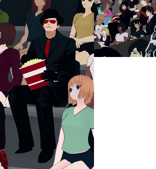 Crowd Henchman Srggsdfgs - Rwby (541x584), Png Download