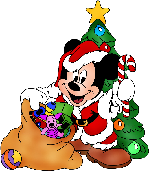 Mickey Mouse Xmas Clipart 15 Png X0kjdc Clipart - Mickey Mouse Christmas Clipart (600x600), Png Download