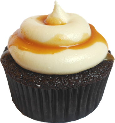 Salted Caramel - Cupcake (430x500), Png Download