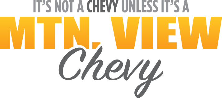 Mountain View Chevrolet - Mountain View Chevy Logo (714x316), Png Download