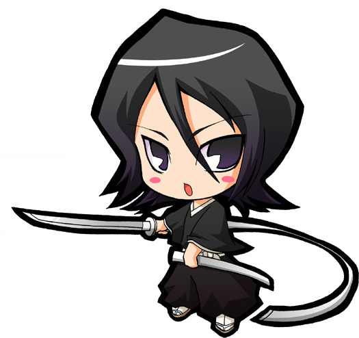 Chibi Ninja Png - Bleach Anime Chibi (533x500), Png Download