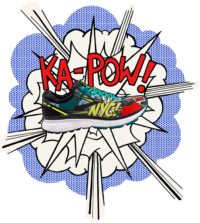 Ka-pow - Brooks Sports (1000x1000), Png Download