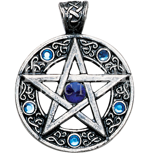 Pentagram Necklaces - Nordic Lights Jewels Of The Moon Pendant Talisman Charm (541x541), Png Download