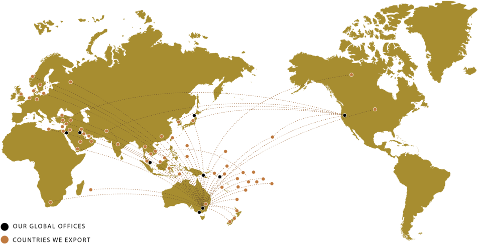 World-map - Pacific Centered World Map Outline (1000x558), Png Download