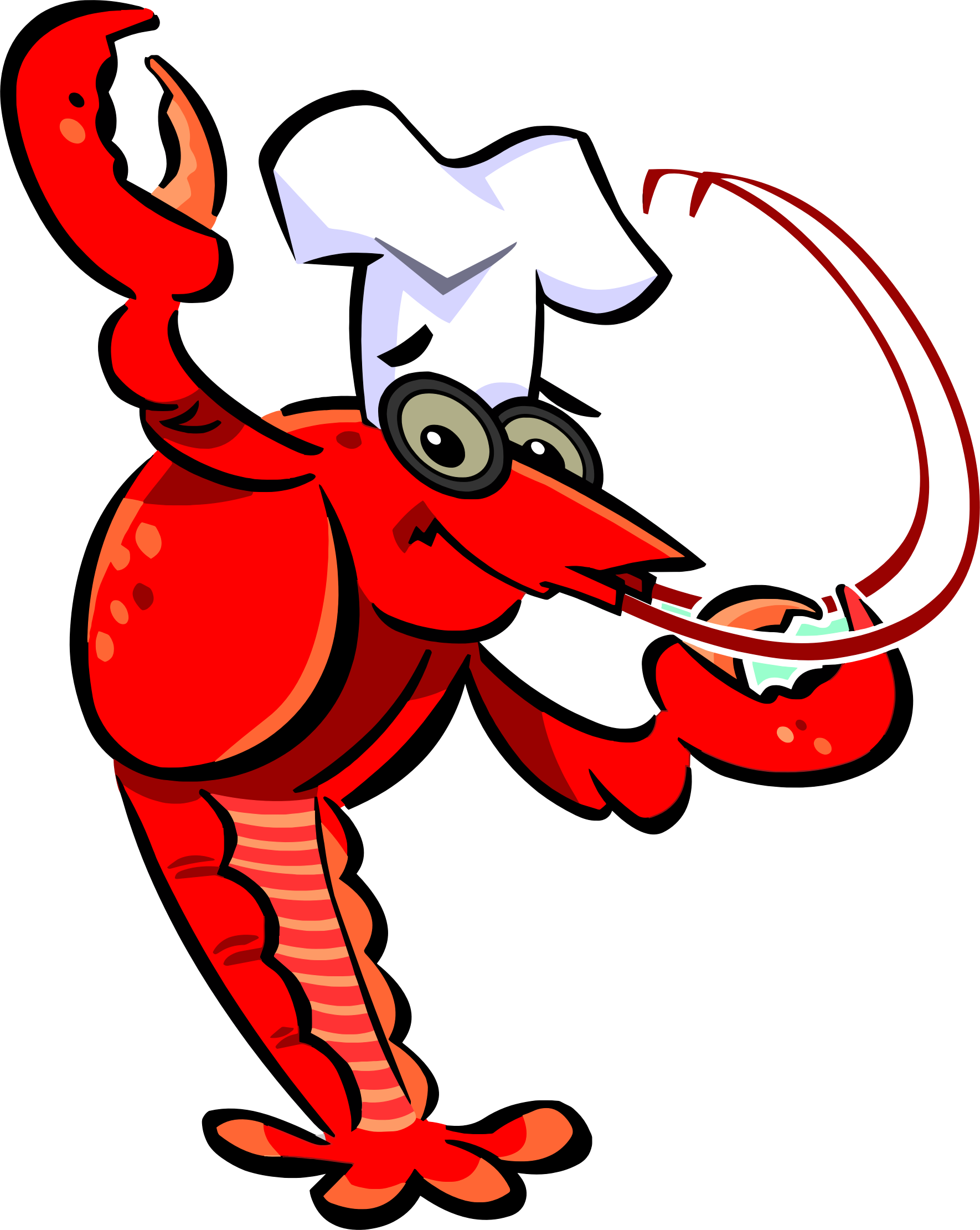 This Free Icons Png Design Of Crawfish Chef (1770x2220), Png Download