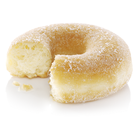 Sugar Donut - Food (444x507), Png Download