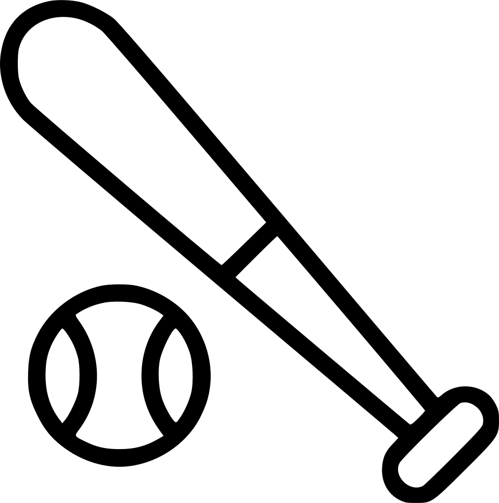 Baseball Bat - - Baseball (980x988), Png Download
