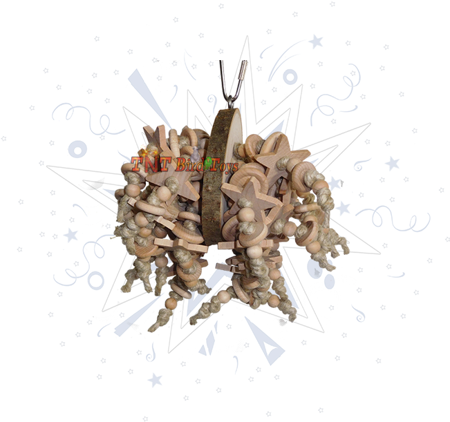 Medium Tie Fighter - Driftwood (650x650), Png Download