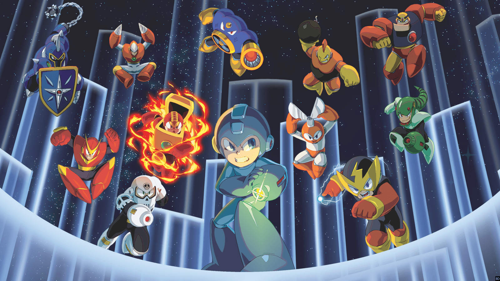 Mega Man Legacy Collection (1600x900), Png Download