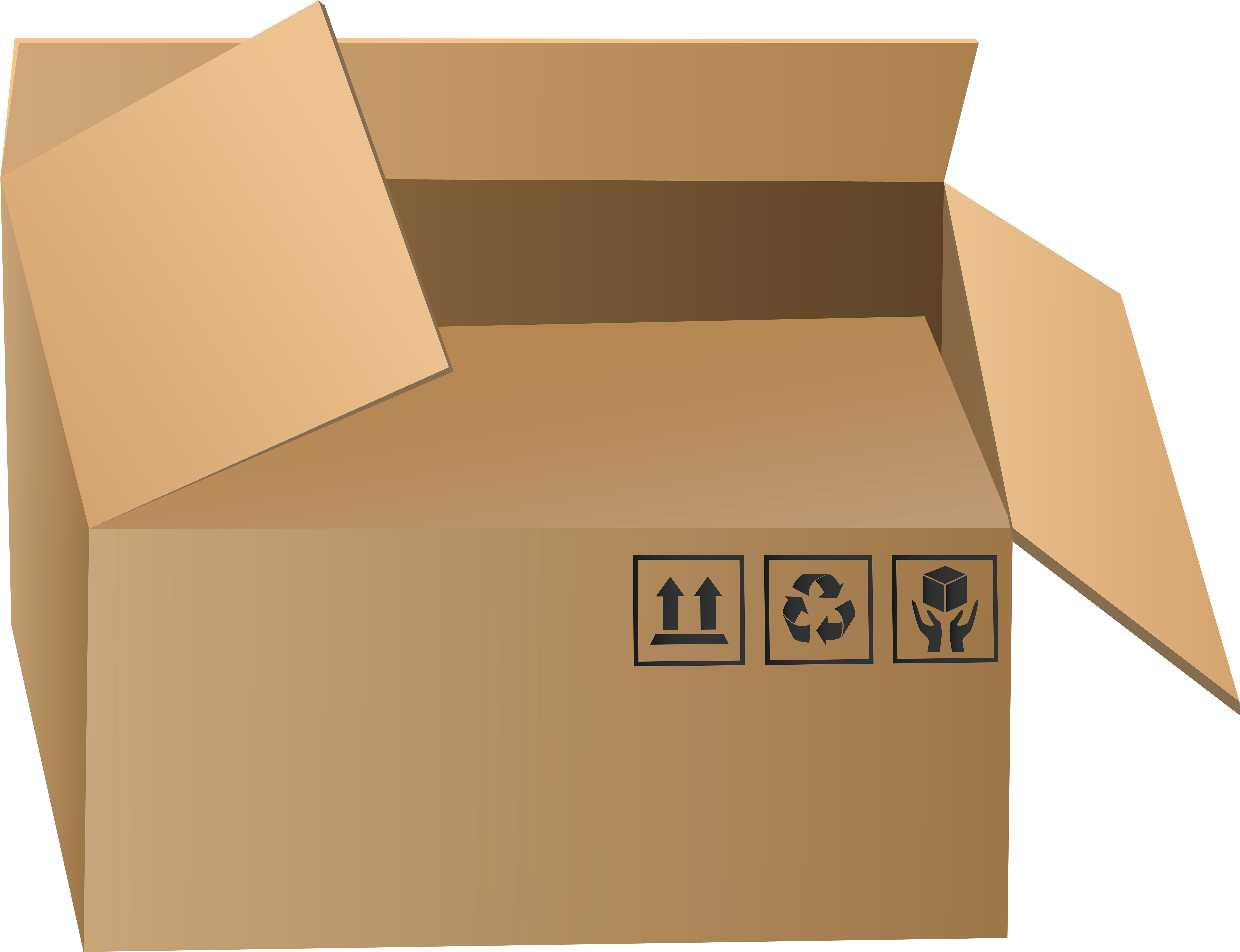 Open Packaging Box Png Clip Art (8000x6129), Png Download