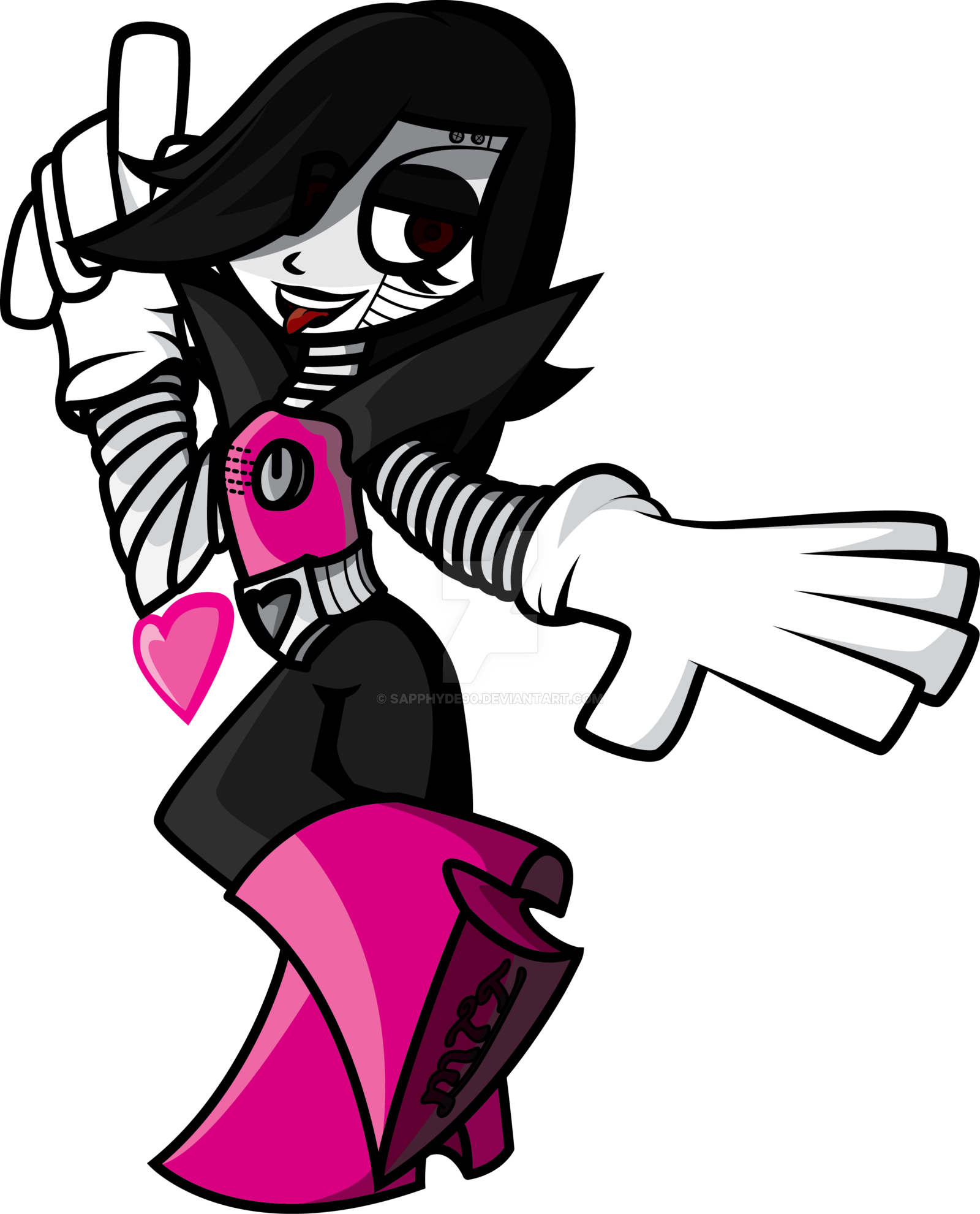 Svg Bayonetta Transparent Mettaton - Undertale Characters Mettaton Ex (1600x1981), Png Download