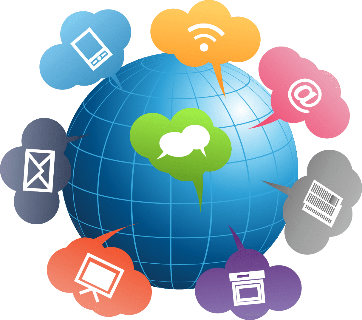 Of Course, Almost Instant Coded Communication Via Wire - Communication Clipart (1214x1073), Png Download