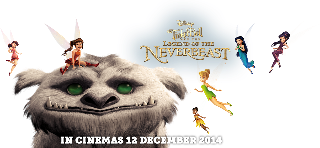 Tinkerbell And The Legend Of The Neverbeast - Disegni Di Fate Di Trilli (1400x566), Png Download