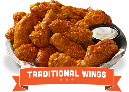 All You Can Eat - Hooters Wings (445x319), Png Download